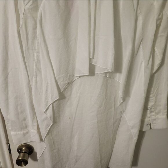 #79 Cabi White Button Up Blouse, Size S NEW w/Tag - Picture 6 of 11